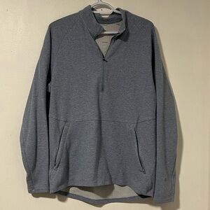 Lululemon Athletica Blue Quarter-Zip Top